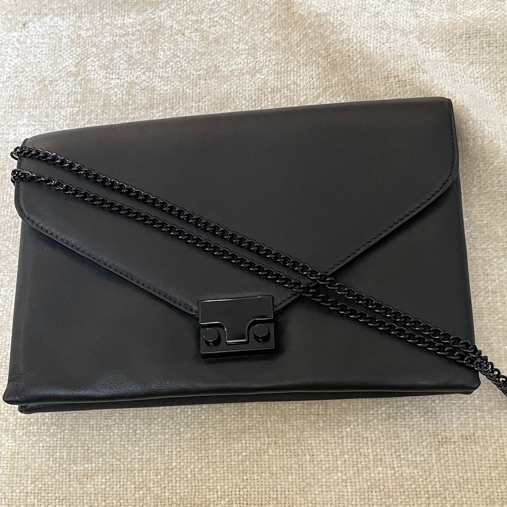 Loeffler Randall Black Chain Strap Crossbody Handbag - Picture 4 of 11